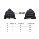 Balenciaga BLCG 24FW 3B Sports Icon Ski Down Jacket Black