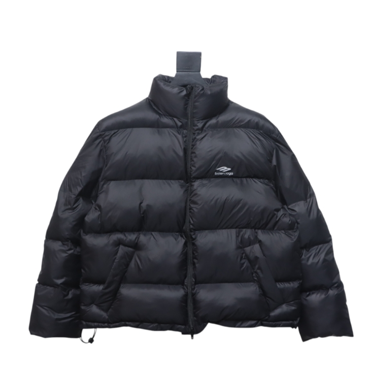 Replica Balenciaga BLCG 24FW 3B Sports Icon Ski Down Jacket Black