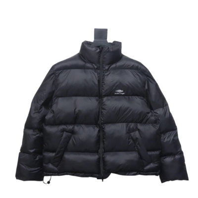 Replica Balenciaga BLCG 24FW 3B Sports Icon Ski Down Jacket Black 01