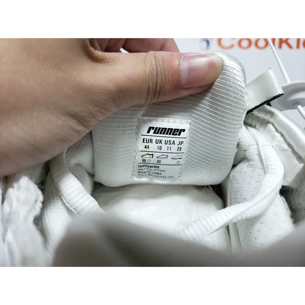 PKGoden Balenciaga Runner White 656065W3RA19000