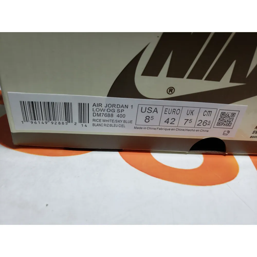 G5  Travis Scott x Air Jordan 1 Low Blue DM7688-400 
