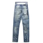 AMIRI ink-splashed rhinestone jeans