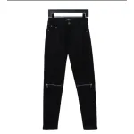 AMIRI MX1 zip-up washed stretch denim trousers