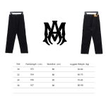 AMIRI MX1 zip-up washed stretch denim trousers