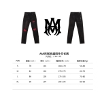 AMIRI pink ripped denim trousers