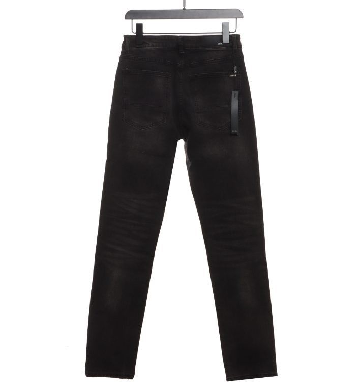 AMIRI pink ripped denim trousers