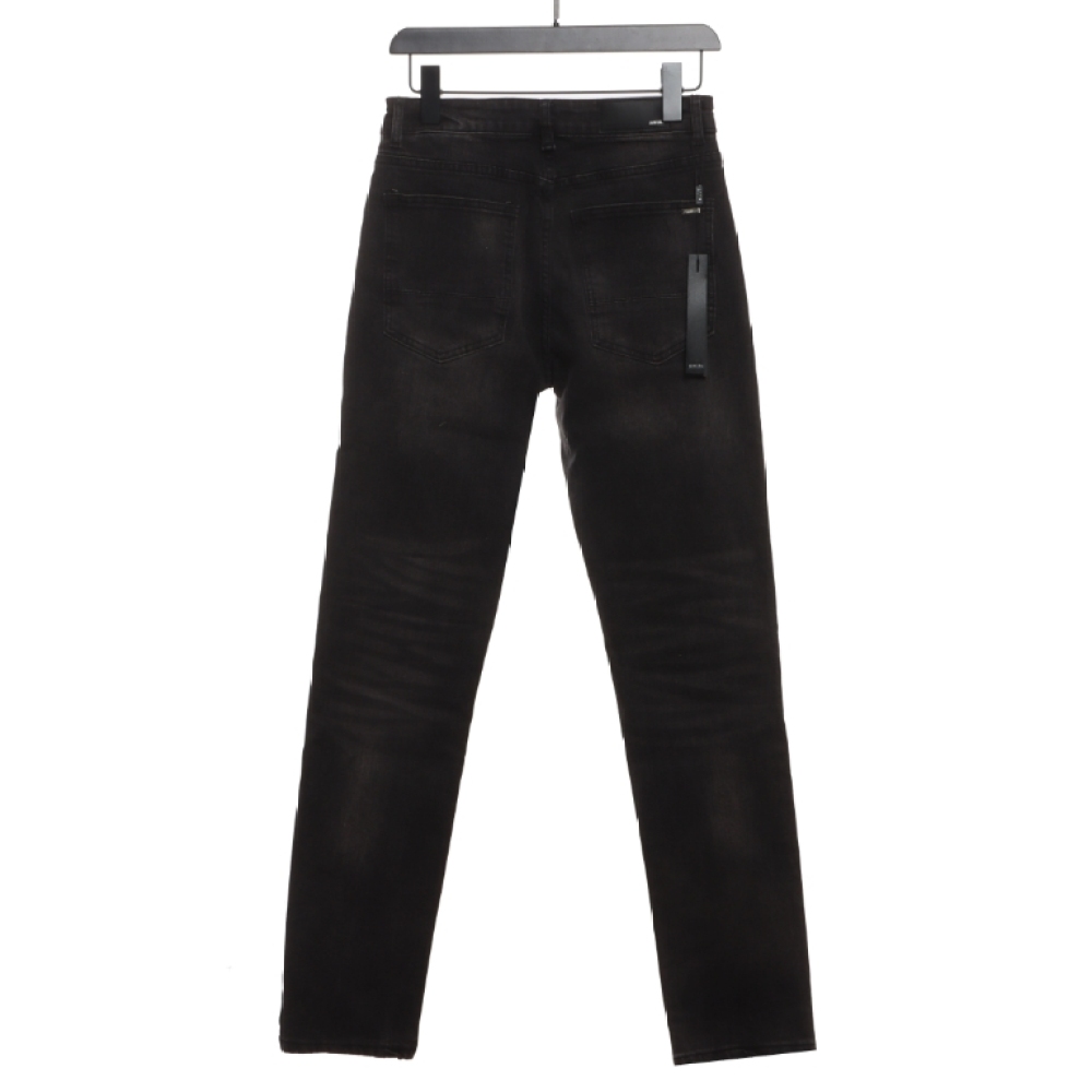 AMIRI pink ripped denim trousers