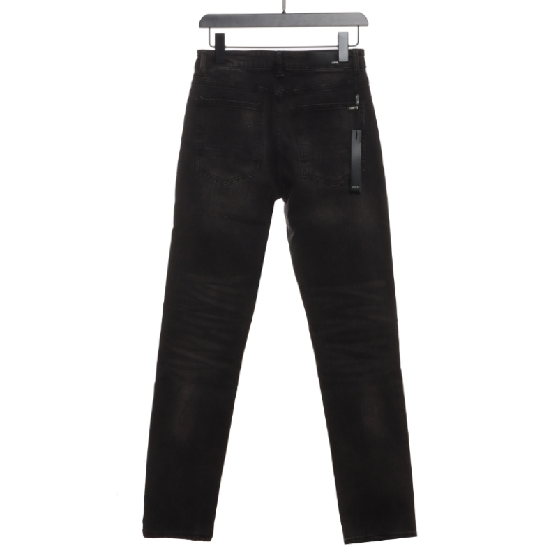 AMIRI pink ripped denim trousers