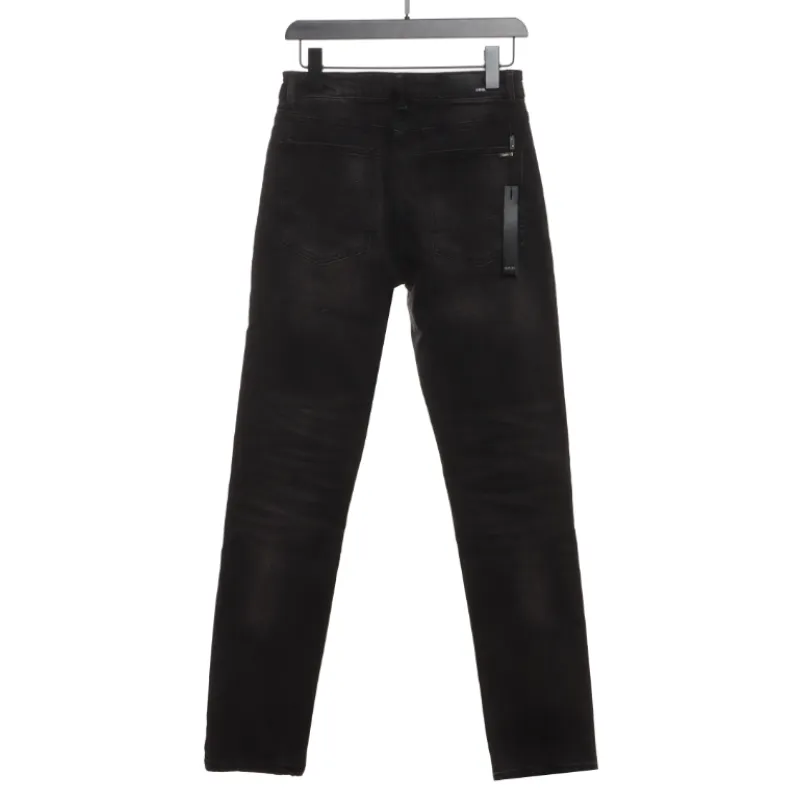 AMIRI pink ripped denim trousers