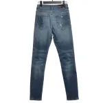 Amiri Washed Blue Distressed Jeans