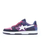 GET A Bathing Ape Bape SK8 Sta Purple White,1J30-291-024/1J30-191-024