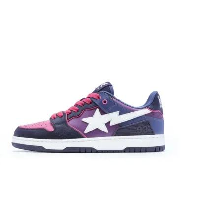 GET A Bathing Ape Bape SK8 Sta Purple White,1J30-291-024/1J30-191-024 01