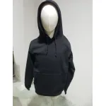 Supreme Satin Applique Hoodie Sweatshirt Black