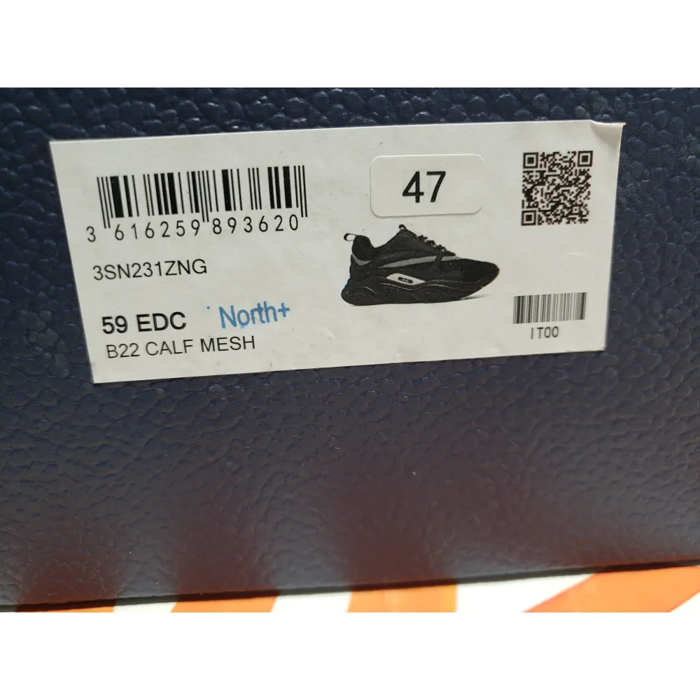 PKGoden Dior B22 Sneakers Black 3SN231ZNG_H969