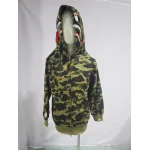 BAPE 1st Camo Shark Full Zip Hoodie Green