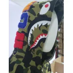 BAPE 1st Camo Shark Full Zip Hoodie Green