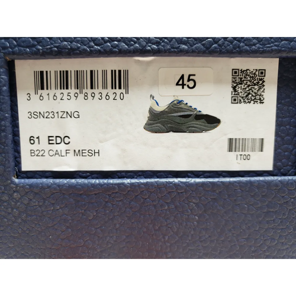 PKGoden Dior B22 Sneakers Cream Olive Green