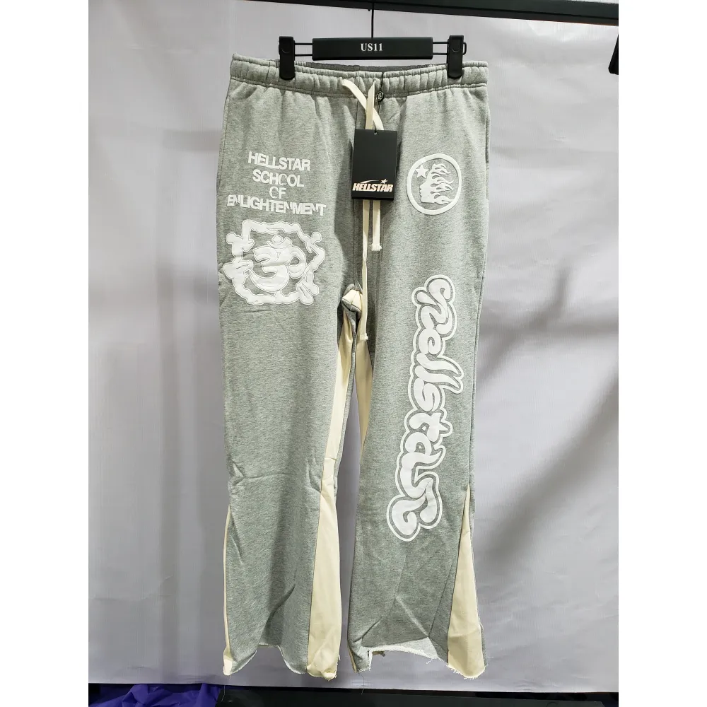Hellstar Flare Sweatpants Grey