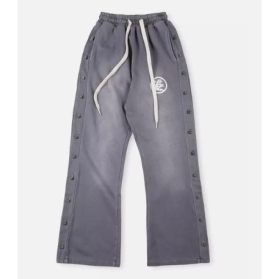 Hellstar casual sports grey Sweatpants  01