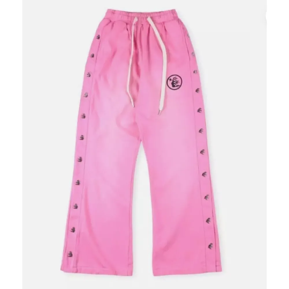 Hellstar casual sports pink Sweatpants 