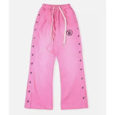 Hellstar casual sports pink Sweatpants  01