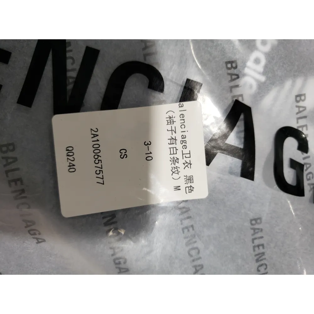 Balenciaga joint clover embroidered logo Hoodie