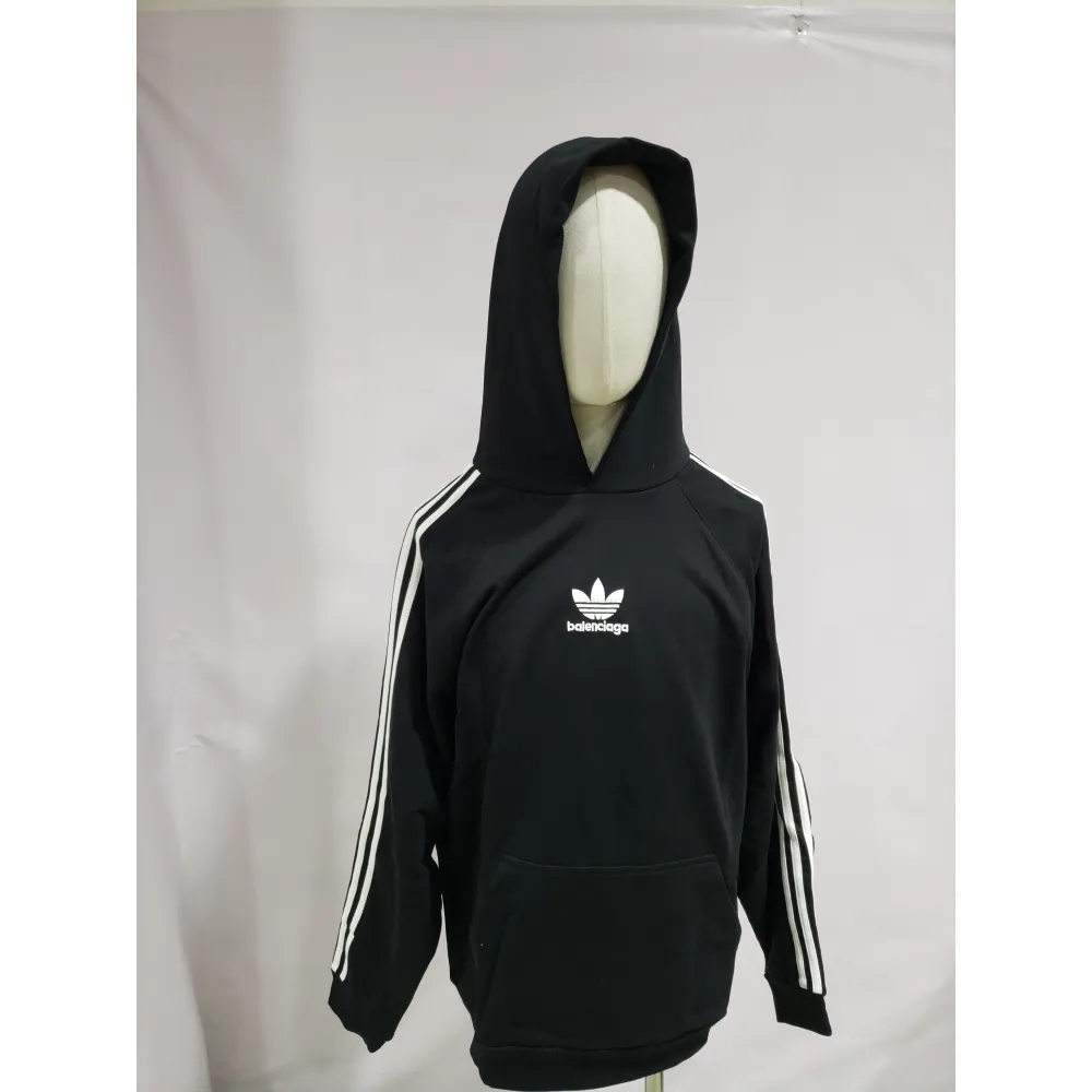 Balenciaga joint clover embroidered logo Hoodie