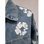 Denim Tears Type - 2 All Over Wreath Light Wash Jacket