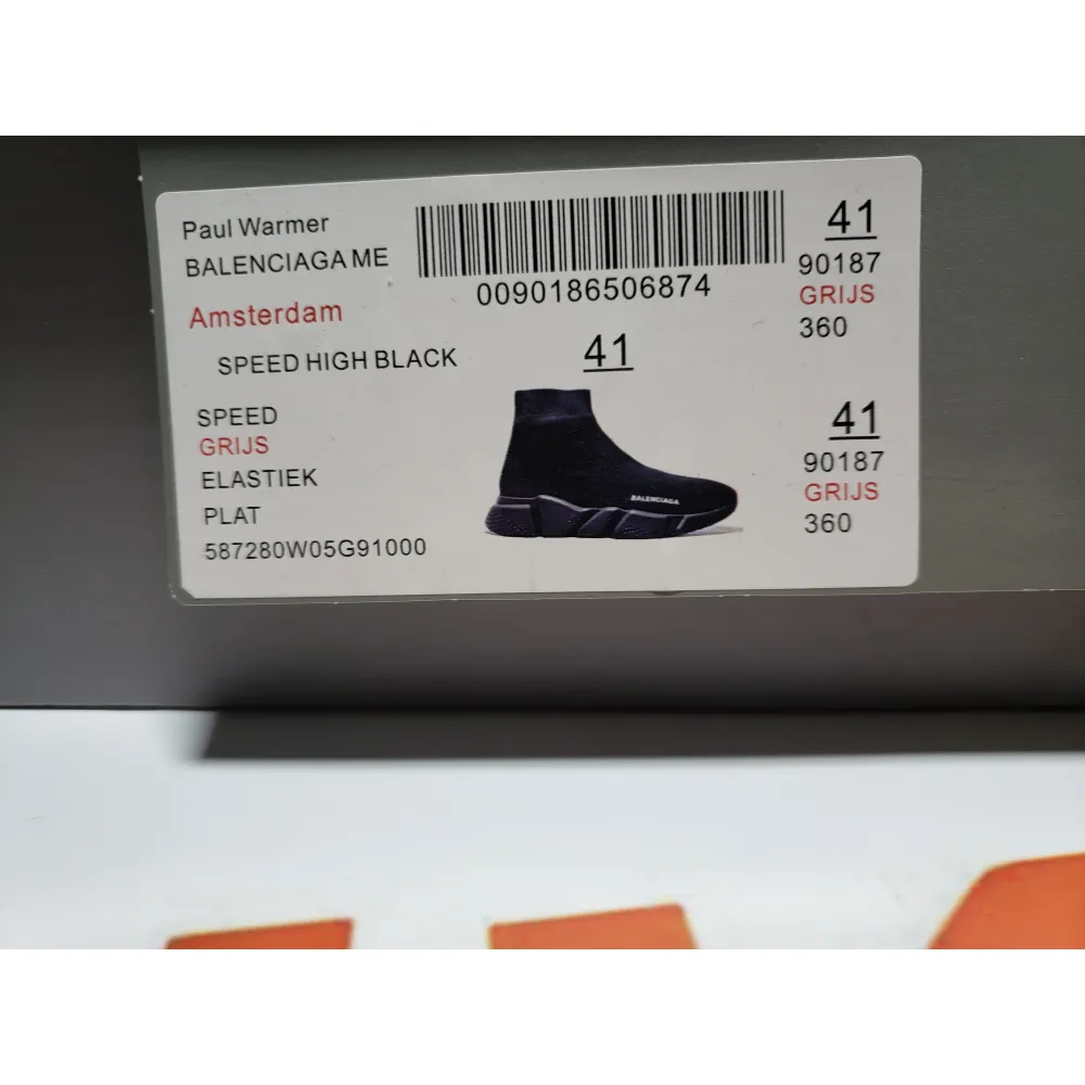 PKGoden Balenciaga Speed Runner Black