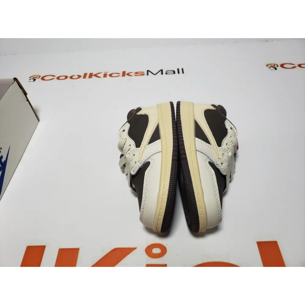 Kids Jordan| G5 Air Jordan 1 Low Travis Scott Reverse Mocha