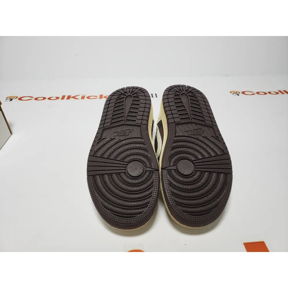 Kids Jordan| G5 Air Jordan 1 Low Travis Scott Reverse Mocha