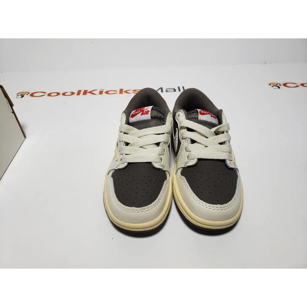 Kids Jordan| G5 Air Jordan 1 Low Travis Scott Reverse Mocha