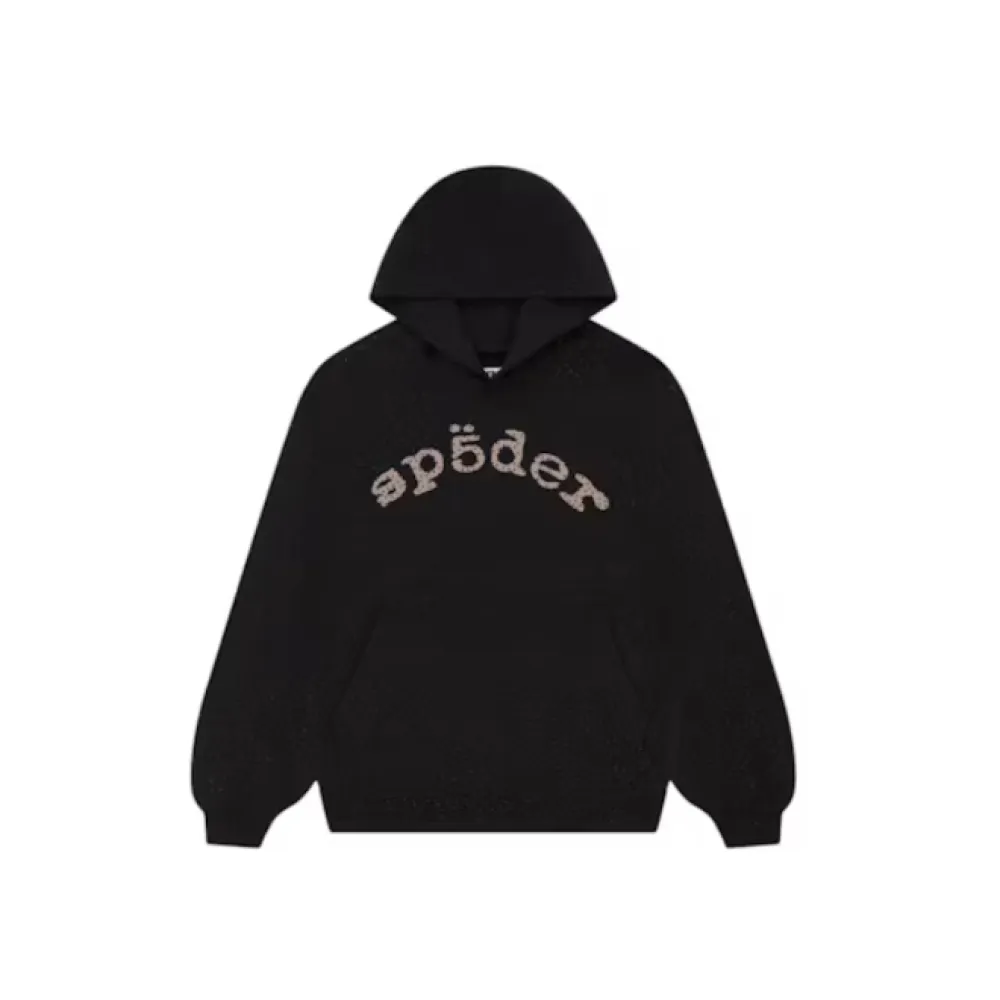 Sp5der VVS Hoodie Black