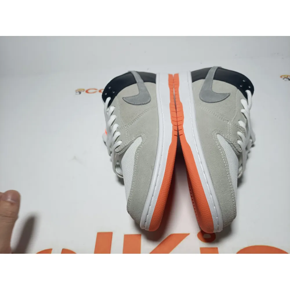 Coolkicks PKGoden SB Dunk Low Infrared Orange Label,CD2563-004