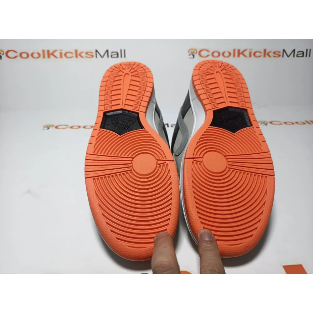 Coolkicks PKGoden SB Dunk Low Infrared Orange Label,CD2563-004