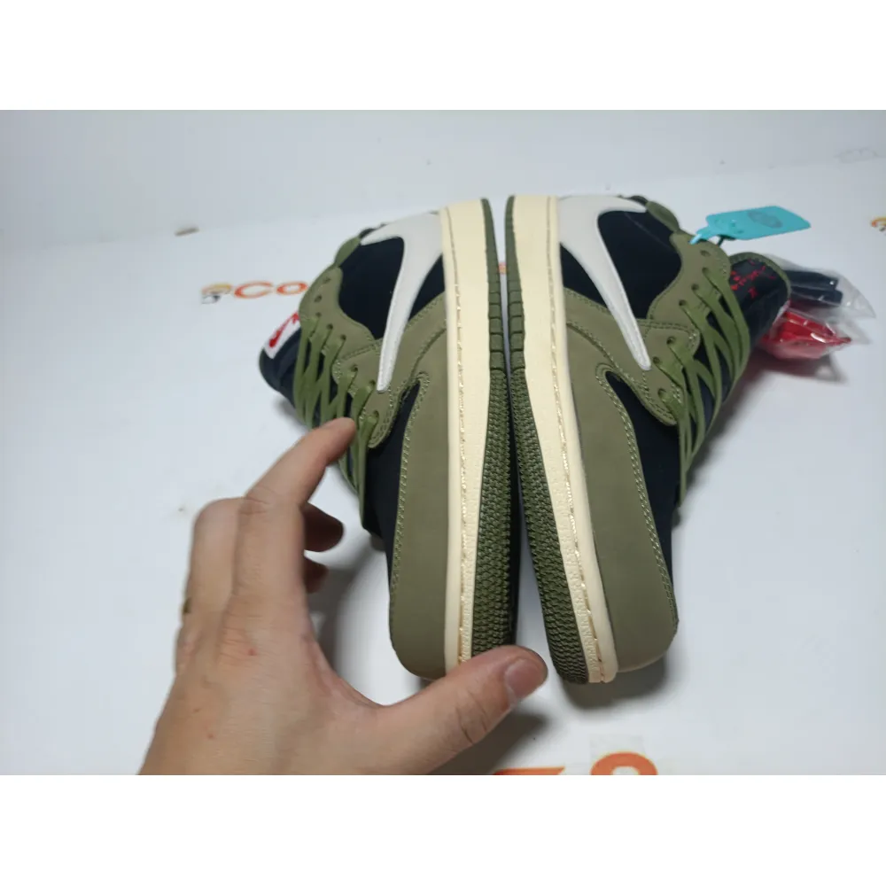 Special Sale Travis Scott x Air Jordan 1 Low GET "Black Olive"  DM7866-002