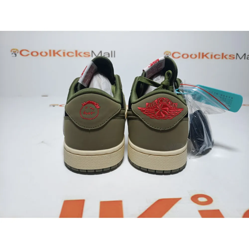 Special Sale Travis Scott x Air Jordan 1 Low GET "Black Olive"  DM7866-002