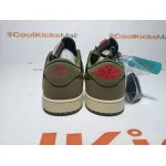 Special Sale Travis Scott x Air Jordan 1 Low GET "Black Olive"  DM7866-002