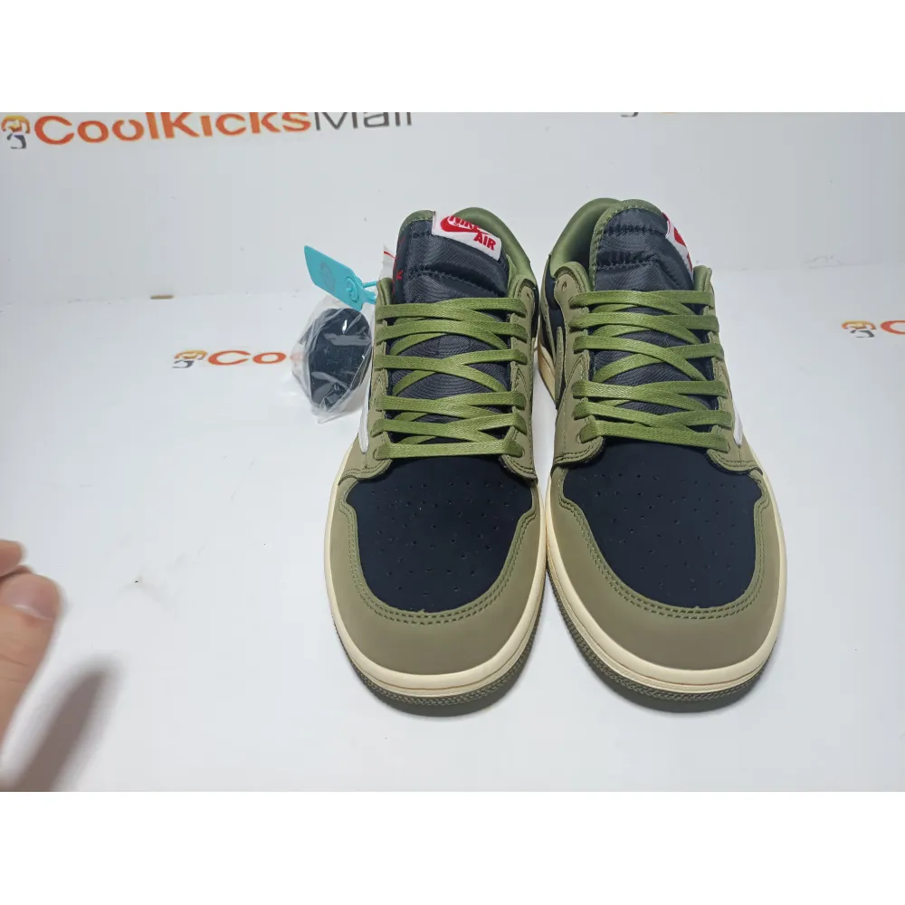 Special Sale Travis Scott x Air Jordan 1 Low GET "Black Olive"  DM7866-002