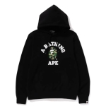 BAPE ABC CAMO COLLEGE ORGANIC COTTON PULLOVER HOODIE