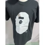 BAPE ape head letter print short sleeve black T-Shirts