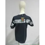 BAPE ape head letter print short sleeve black T-Shirts