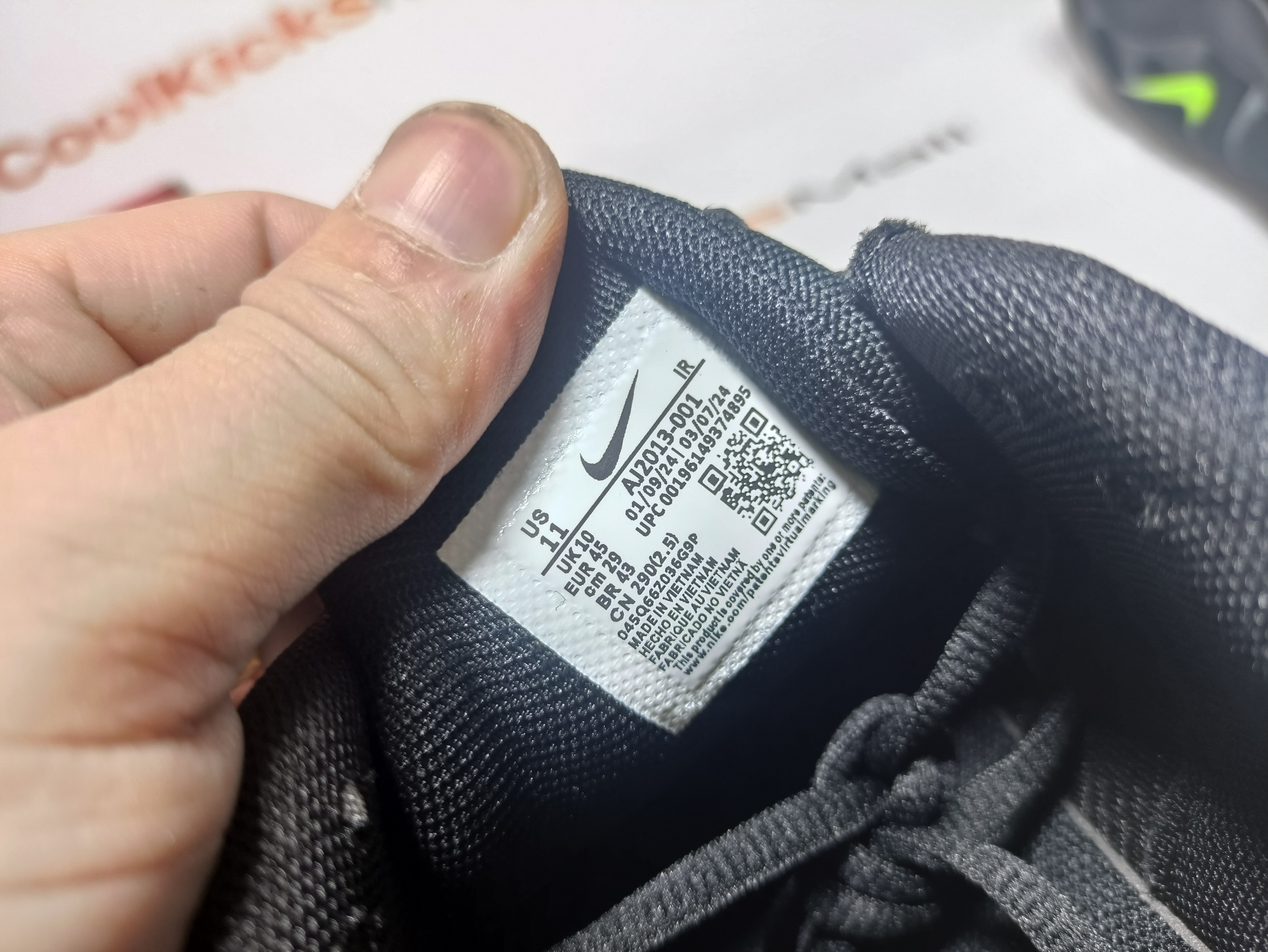 G5 Air Max Plus Black Volt Glow, AJ2013-001