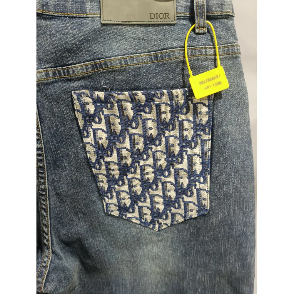 Dior classic monogram pocket Jeans