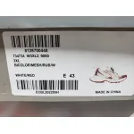 PKGoden Balenciaga 10th White Red 734734 W3XL2 9060