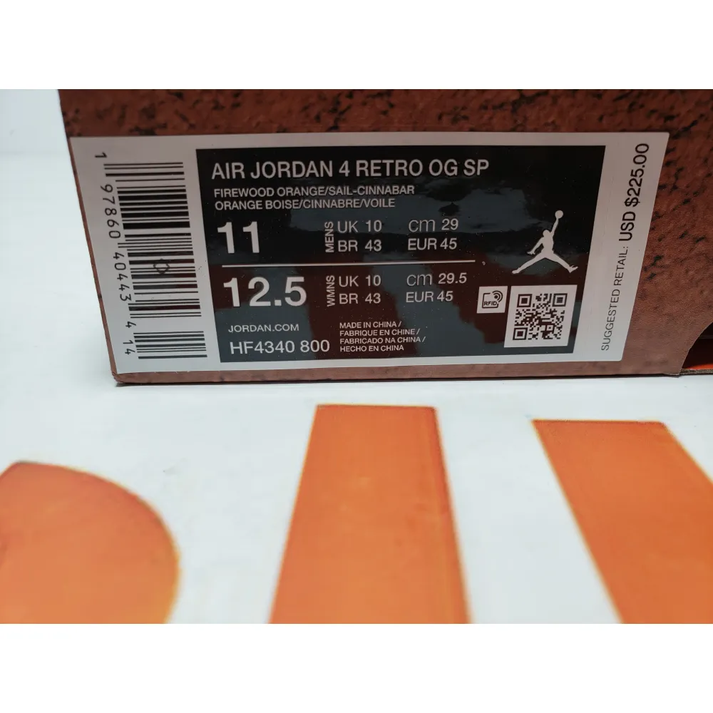 PKGoden Air Jordan 4 Nigel Brick by Brick, HF4340-800