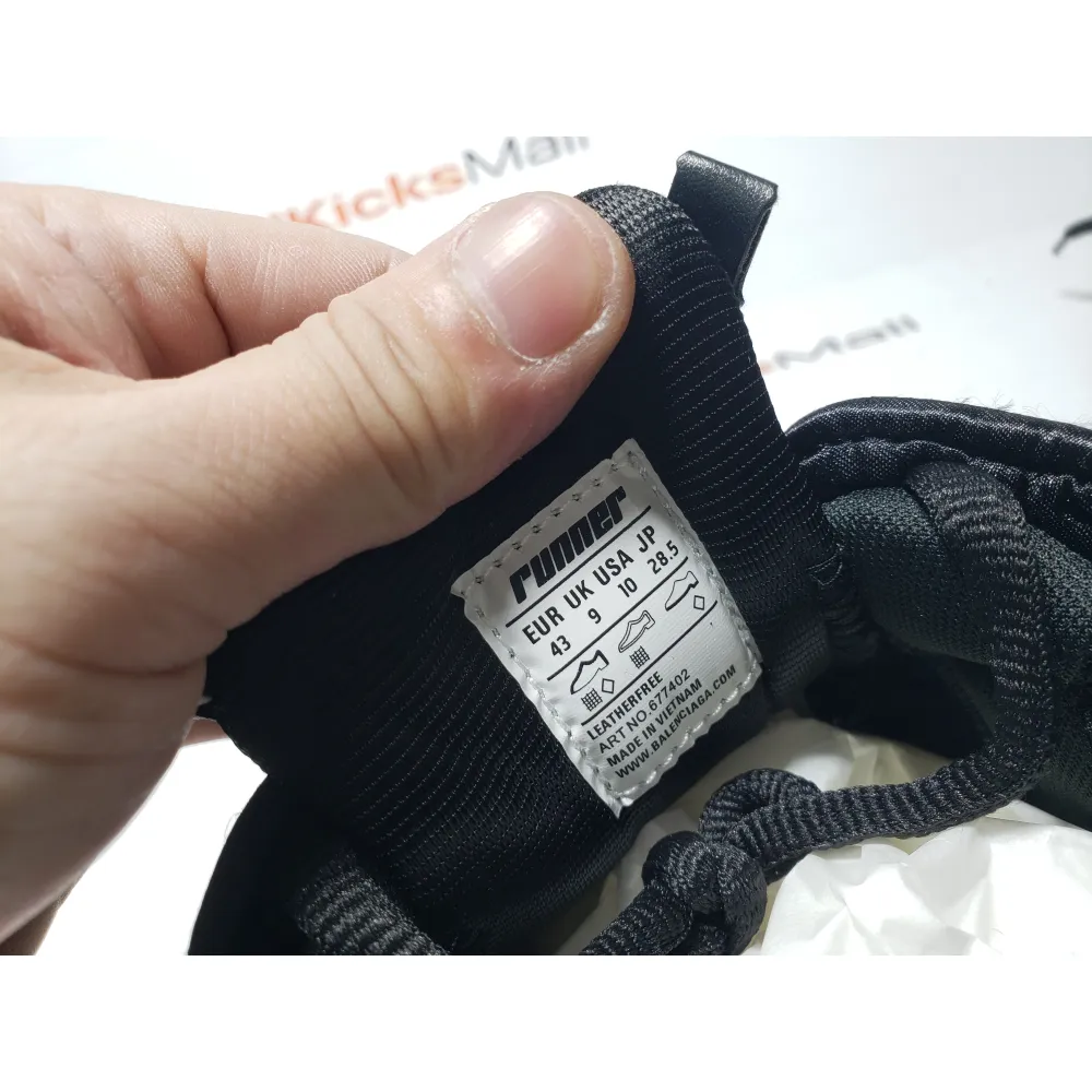 PKGoden Balenciaga Runner Black 656065W3RA11000 