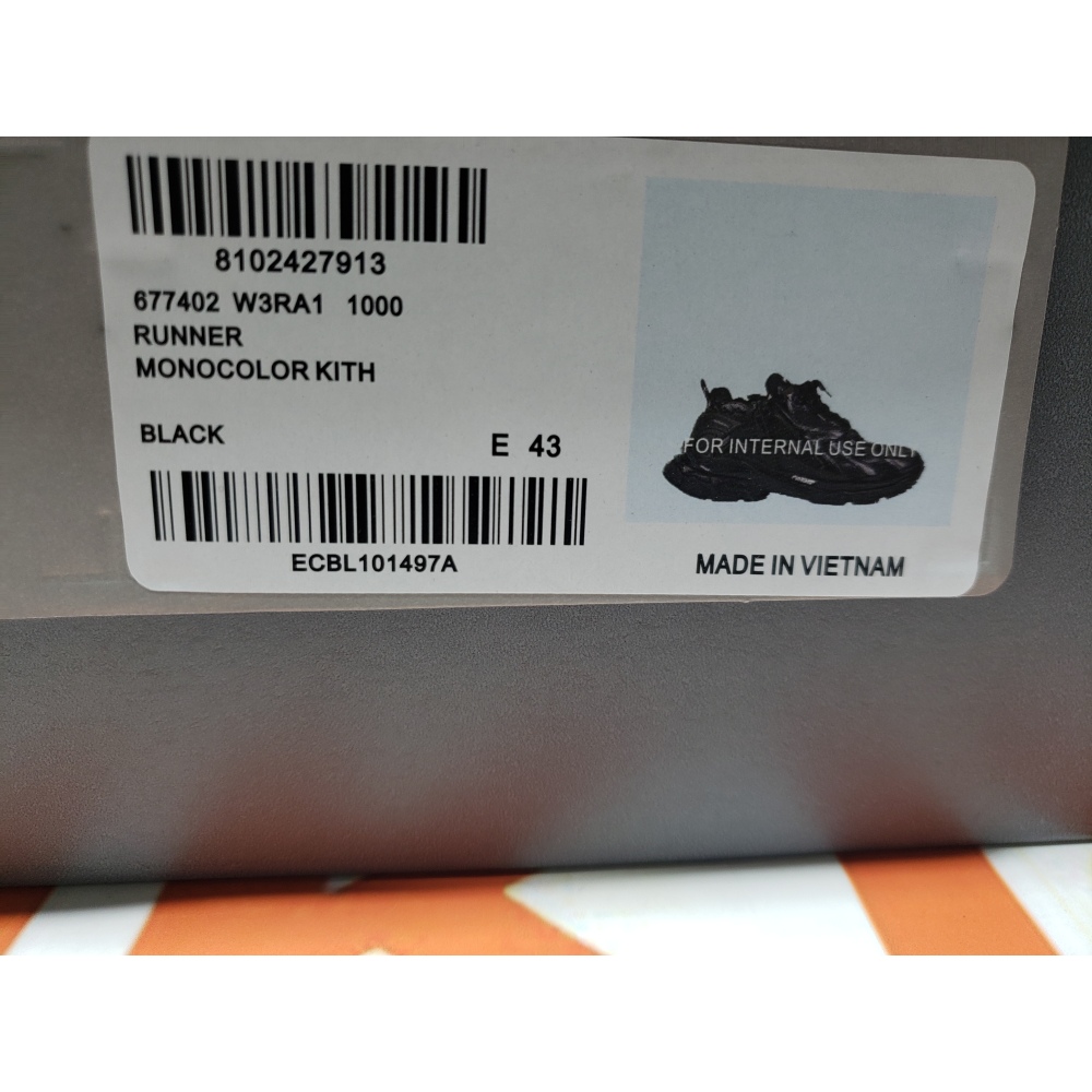 PKGoden Balenciaga Runner Black 656065W3RA11000 