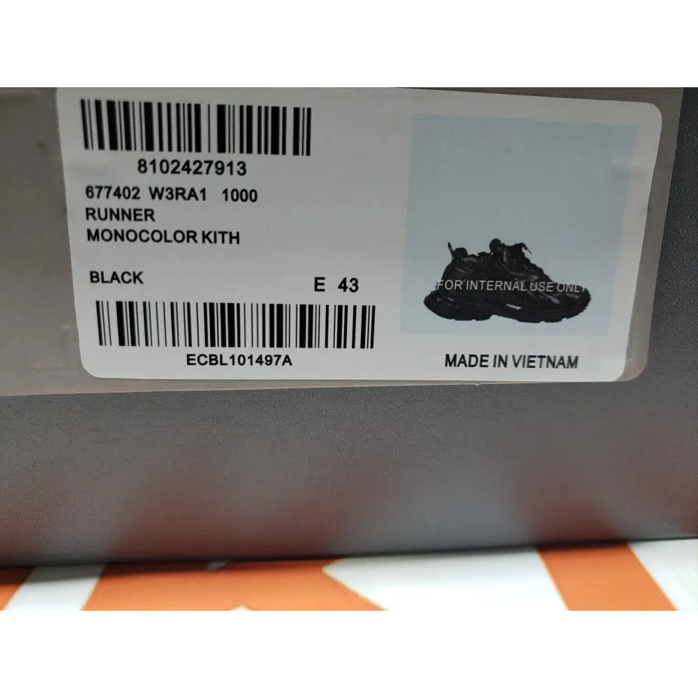 PKGoden Balenciaga Runner Black 656065W3RA11000 