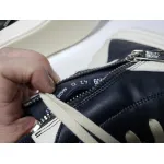  💖Free shipping💖 PKGoden RICK OWENS/RO Geobasket Black and White RU02C7894LCGLPO-7511 